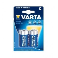 Baterii alkaline Varta High Energy R14, blister 2 bucati