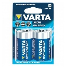 Baterii alkaline Varta High Energy R20, blister 2 bucati