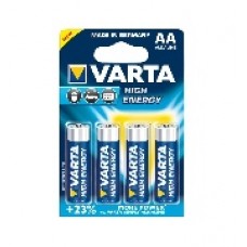 Baterii alkaline Varta High Energy R6, blister 4 bucati