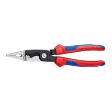 Cleste multifunctional pentru electricieni, cu strat protector negru lustruit si manere cu manson bicomponent, Knipex