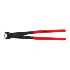 Cleste pentru fierari cu parghie marita cu strat protector negru lustruit si manere cu manson din plastic, Knipex