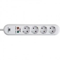 Prelungitor Bachmann 4 prize schuko, 1.5m, protectie supratensiune