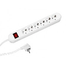 Prelungitor Bachmann 6 prize schuko, 5m, intrerupator