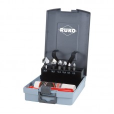 Set de 6 + 1 tesitoare 90° hss prindere bit 14 caseta din plastic, RUKO