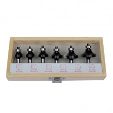 Set de 6 freze radiale cu rulment pentru canturi, FORMAT