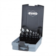 Set de 6 tesitoare, C 90°, Carbura de wolfram K 20, Caseta din plastic, RUKO
