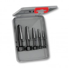 Set de extractoare cu muchie dubla, 5 piese, marimea 1 - 5, caseta metalica, RENNSTEIG