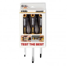Set de surubelnite Ergonic Profesional - seria 400, 3 piese , 2 x Slot 400, 1 x Philips 402, Felo