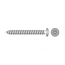 Surub  PAL cu cap bombat Torx, inox A2 - 5 x 20 T25, Rocast