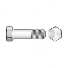 Surub partial filetat cu cap hexagonal DIN 931, Rocast Surub partial filetat cu cap hexagonal DIN 931, Rocast